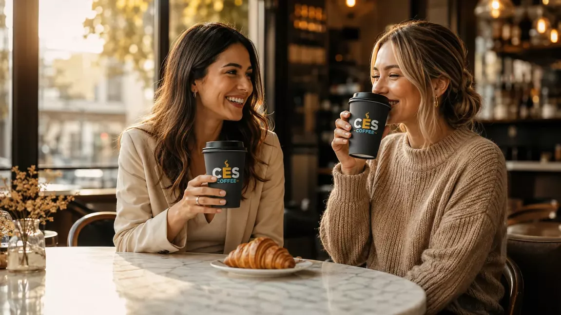 CES Coffee’de arkadaşlarla kahve keyfi